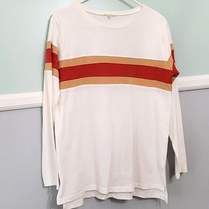 Oversized long sleeve Easel jersey shirt